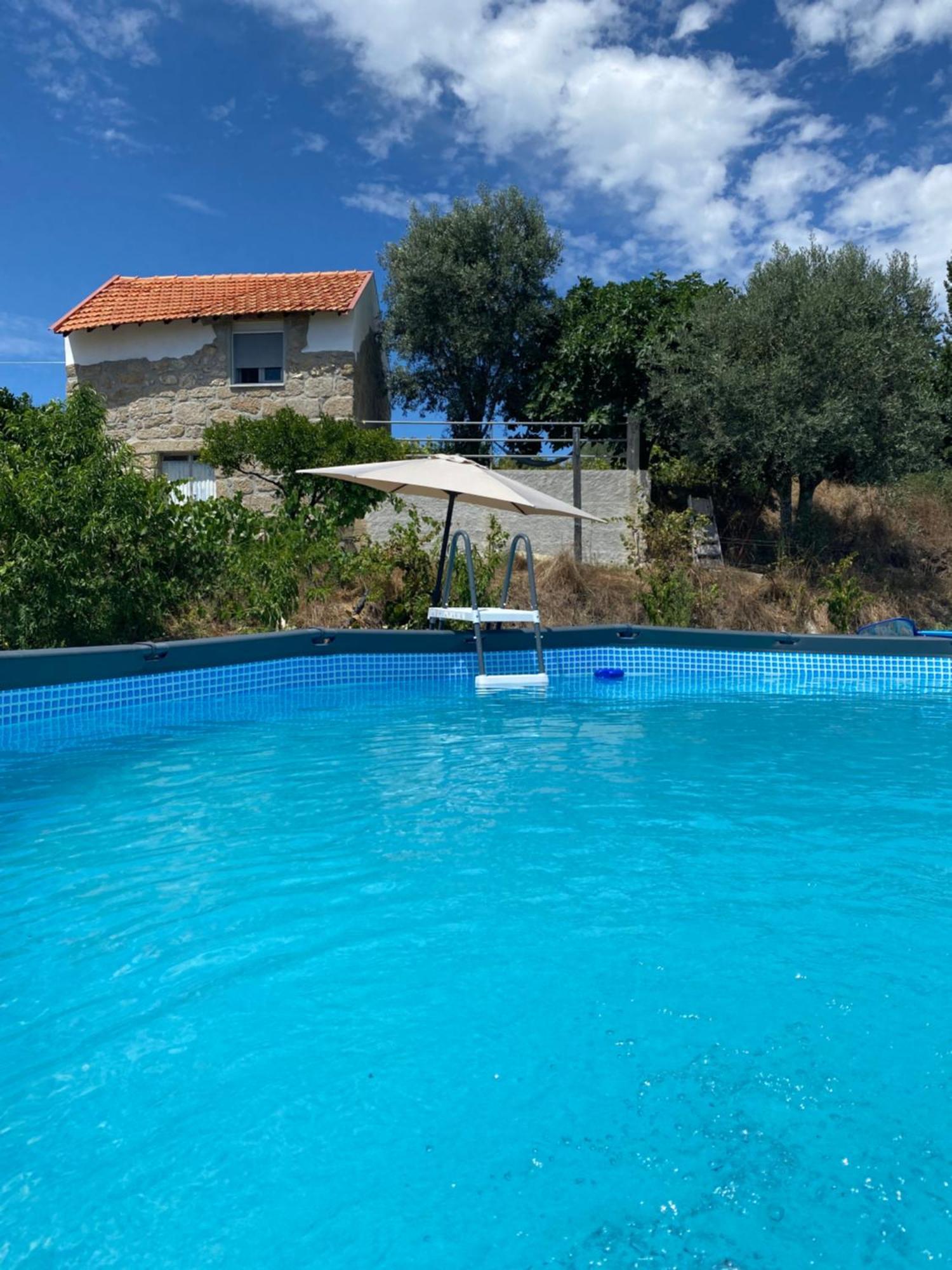 Vila Casa De Pedra Em Vinha No Dao Nelas Exteriér fotografie